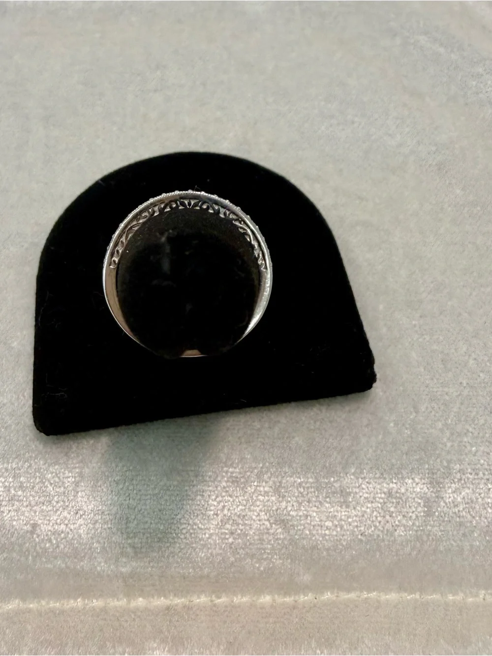 JTV34 - Vanna K -White Lab-Grown Diamond Rhodium over Sterling Ring💎🛍️